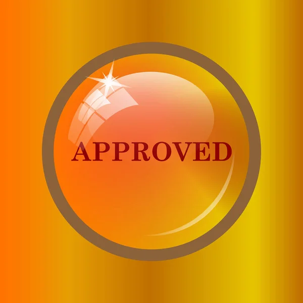 Approved icon — Stock Photo, Image