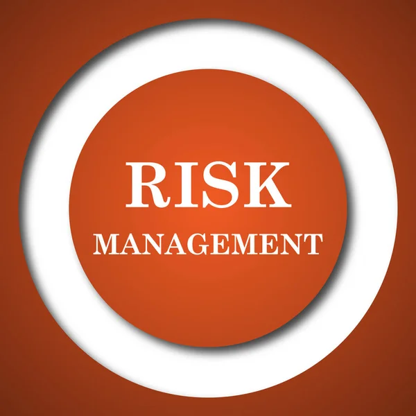 Значок управління ризиками — стокове фото