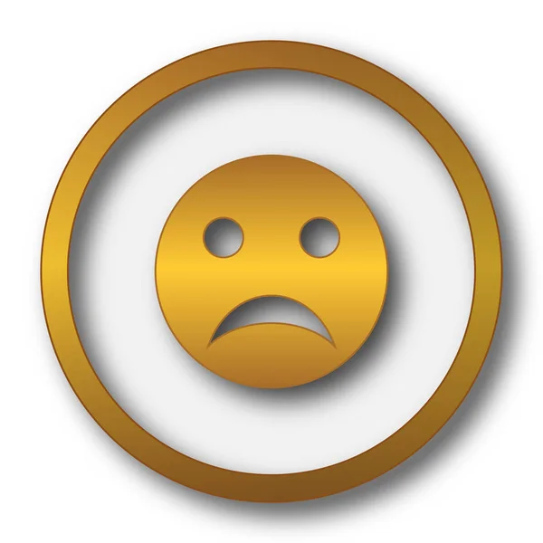 Sad smiley icon — Stock Photo, Image