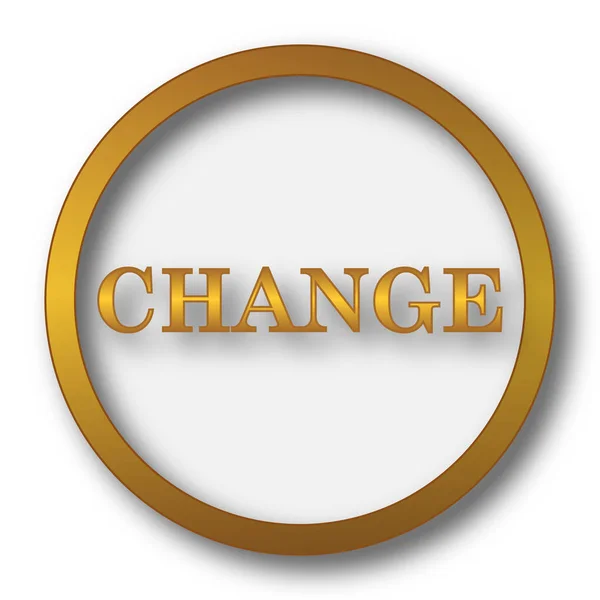 Change Icon Internet Button White Background — Stock Photo, Image