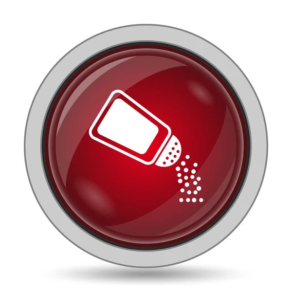 Salt Icon Internet Button White Background — Stock Photo, Image