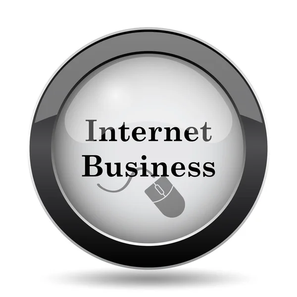 Ícone de negócios Internet — Fotografia de Stock