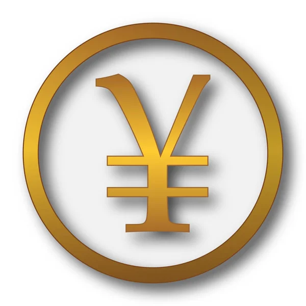 Icono de yen — Foto de Stock