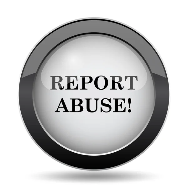 Report Abuse Icon Internet Button White Background — Stock Photo, Image