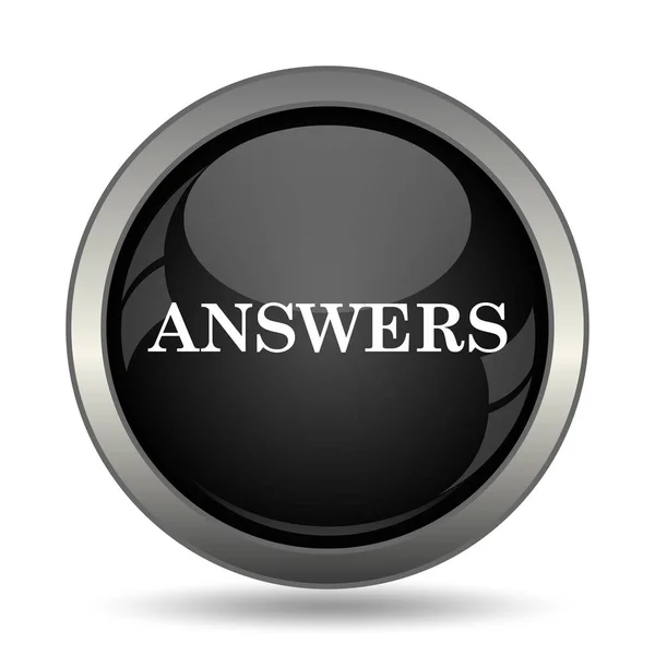 Answers icon — Stock Photo, Image