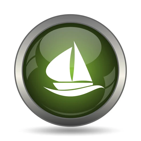 Segelboot-Ikone — Stockfoto