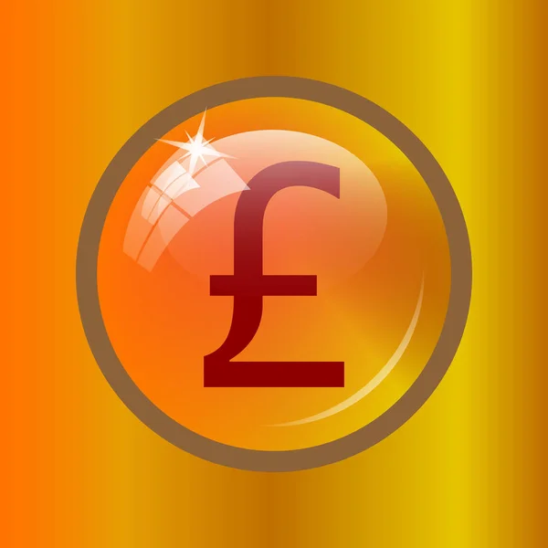 Pound icon — Stock Photo, Image