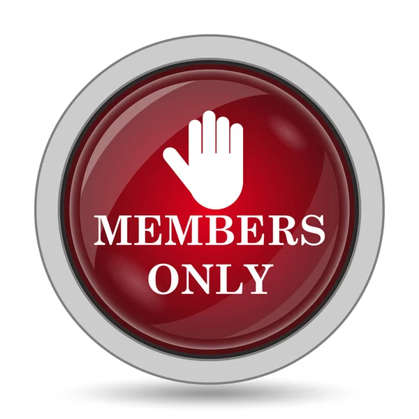 Members only icon — Stock Photo, Image