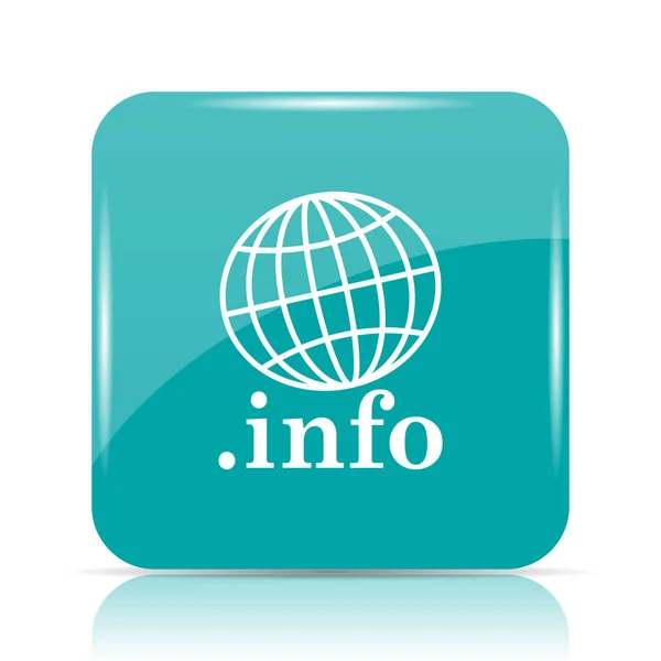 Info Icon Internet Button White Background — Stock Photo, Image