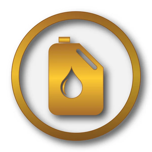 Πετρέλαιο Μπορεί Εικονίδιο Κουμπί Internet Άσπρο Φόντο — Φωτογραφία Αρχείου