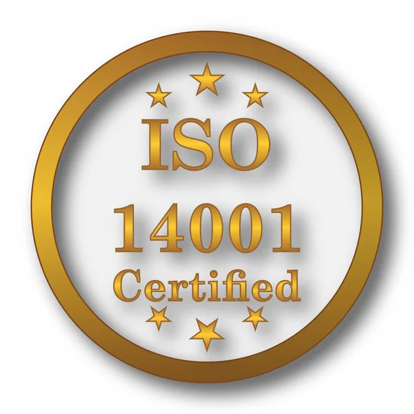 Ikona ISO14001 — Zdjęcie stockowe