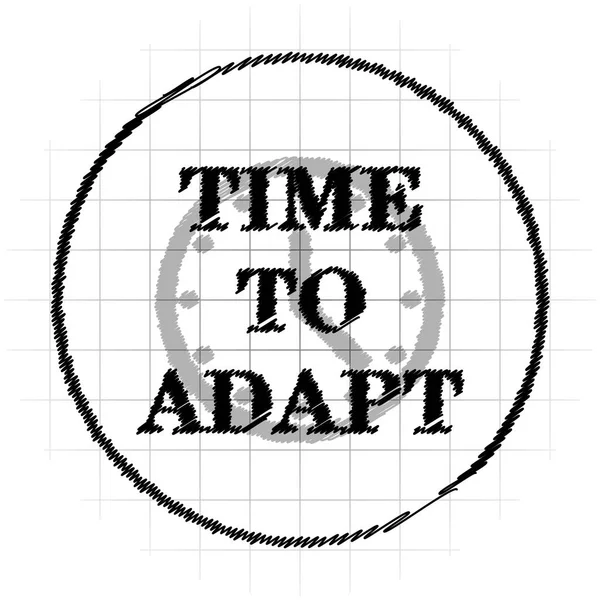 Time to adapt icon — Stock Photo, Image