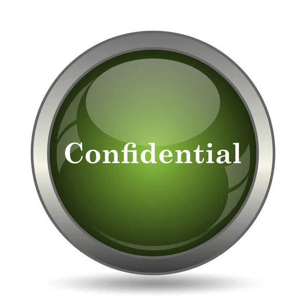 Icono confidencial — Foto de Stock