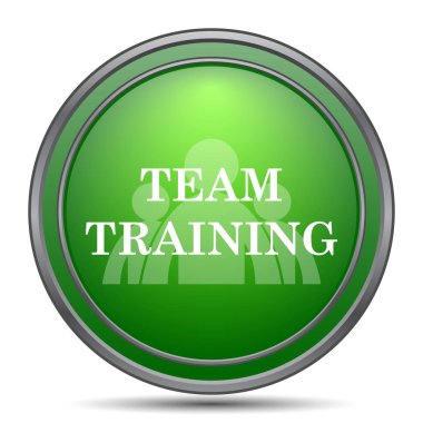 Takım eğitim simgesi. Beyaz arka plan üzerinde Internet düğmesi