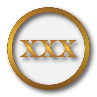 xxx simgesi. Beyaz arka plan üzerinde Internet düğmesi