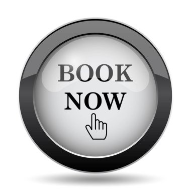 Kitap şimdi simgesi. Beyaz arka plan üzerinde Internet düğmesi