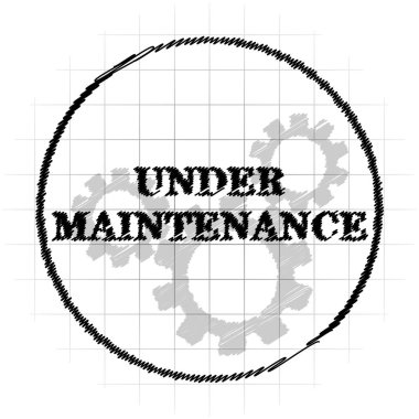 Bakım simgenin altında. Beyaz arka plan üzerinde Internet düğmesi