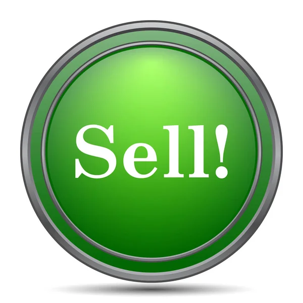 Sell Icon Internet Button White Background — Stock Photo, Image