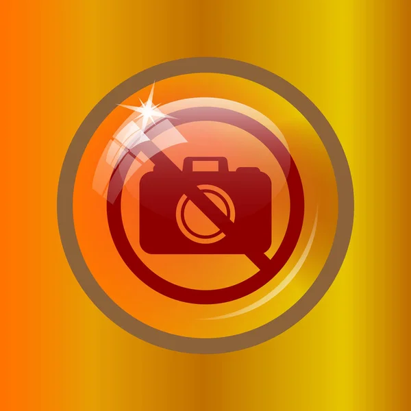 Forbidden camera icon — Stock Photo, Image