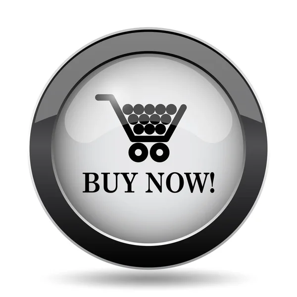 Koupit nyní nákupní košík ikonu — Stock fotografie
