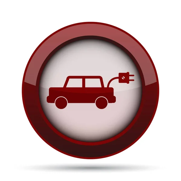 Pictogram elektrische auto — Stockfoto