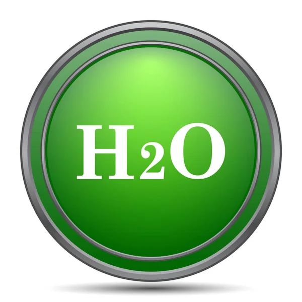 H2O Symbol Internet Taste Auf Weißem Hintergrund — Stockfoto