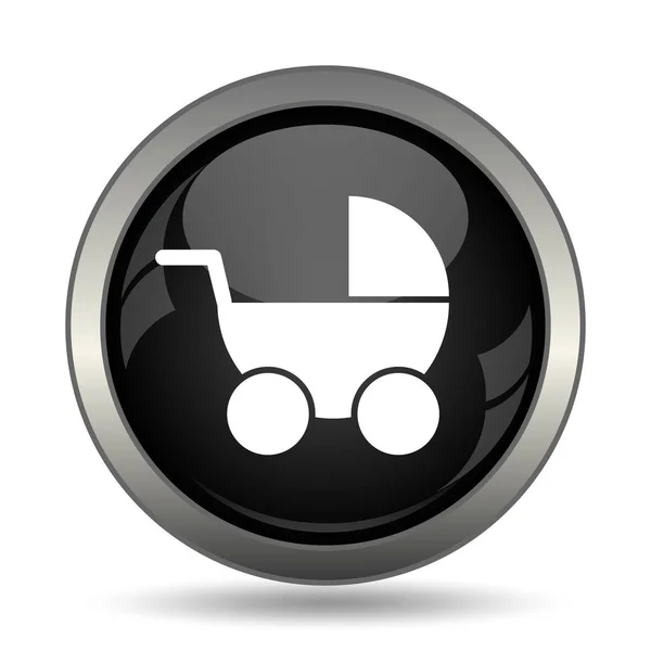 Значок детской коляски — стоковое фото