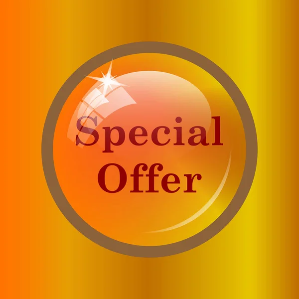 Special Offer Icon Internet Button Colored Background — Stock Photo, Image