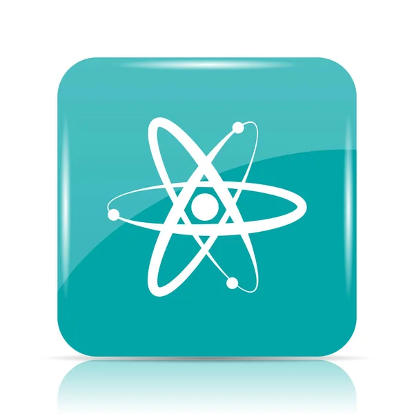 Atoms Icon Internet Button White Background — Stock Photo, Image