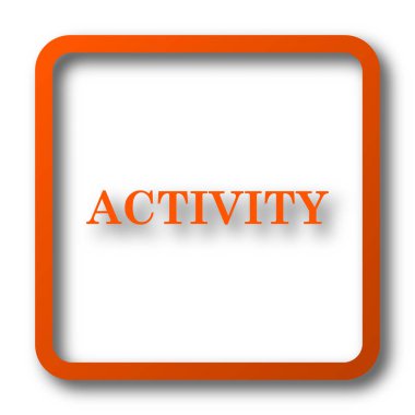 Etkinlik simgesi. Beyaz arka plan üzerinde Internet düğmesi