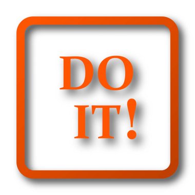 Simge yapmak. Beyaz arka plan üzerinde Internet düğmesi