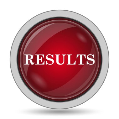 Sonuçları simgesi. Beyaz arka plan üzerinde Internet düğmesi