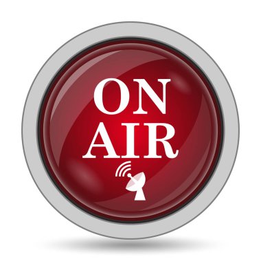 Hava simgesi. Beyaz arka plan üzerinde Internet düğmesi