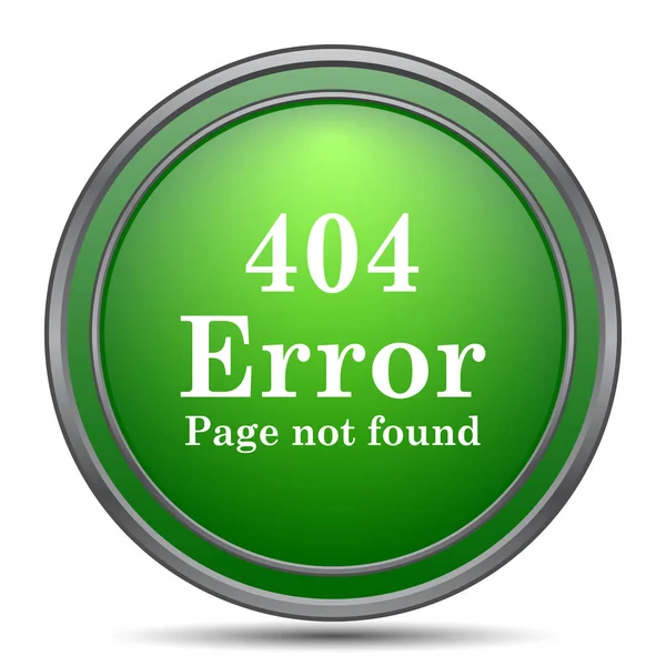 stock image 404 error icon. Internet button on white background