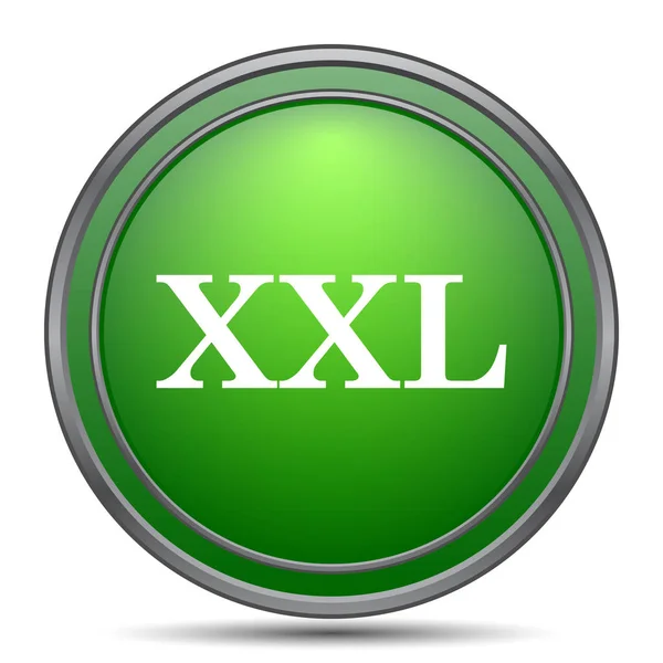 Ícone Xxl Botão Internet Fundo Branco — Fotografia de Stock