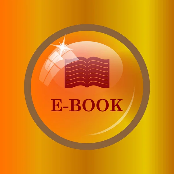 本のアイコン 色付きの背景のインター ネット ボタン — ストック写真