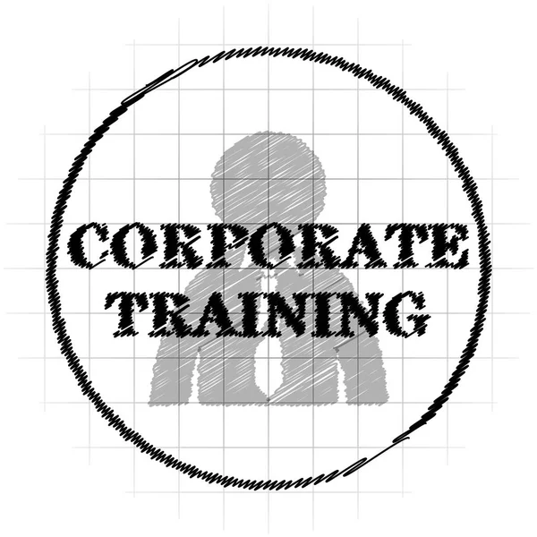 Corporate training icon. Internet button on white background