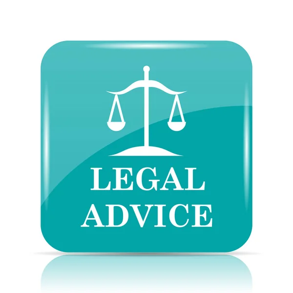 Legal Advice Icon Internet Button White Background — Stock Photo, Image