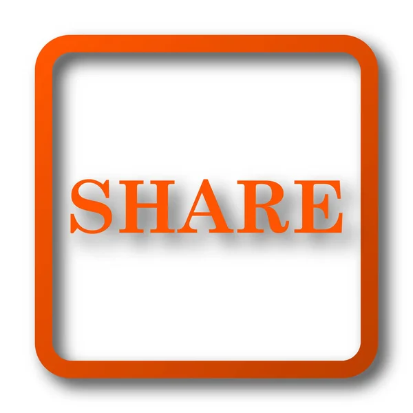 Share Icon Internet Button White Background — Stock Photo, Image