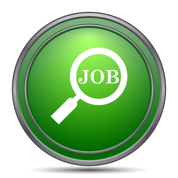 Search Job Icon Internet Button White Background — Stock Photo, Image