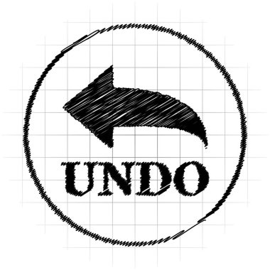 Simgesini geri almak. Beyaz arka plan üzerinde Internet düğmesi