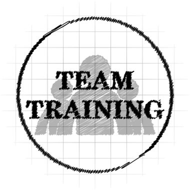 Takım eğitim simgesi. Beyaz arka plan üzerinde Internet düğmesi