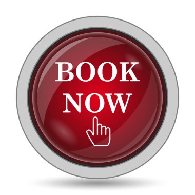 Kitap şimdi simgesi. Beyaz arka plan üzerinde Internet düğmesi