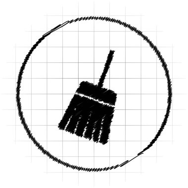 Simgesini arayın. Beyaz arka plan üzerinde Internet düğmesi