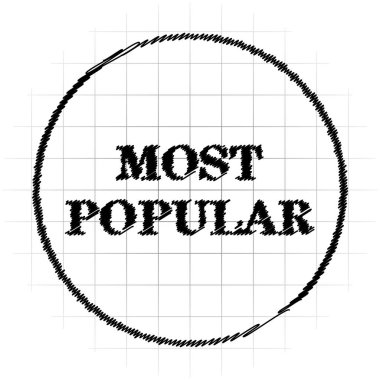 En popüler simgesi. Beyaz arka plan üzerinde Internet düğmesi