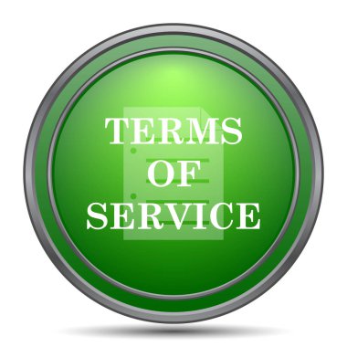 Service simgesini şartları. Beyaz arka plan üzerinde Internet düğmesi