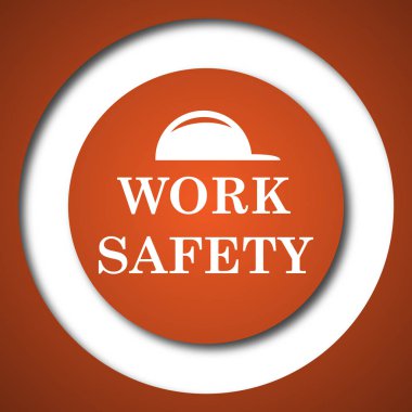 İş güvenlik simgesi. Beyaz arka plan üzerinde Internet düğmesi.