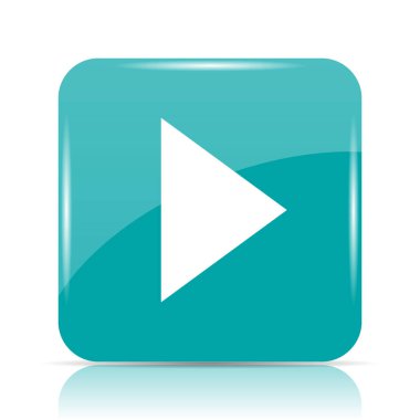 Oyun işareti simgesi. Beyaz arka plan üzerinde Internet düğmesi