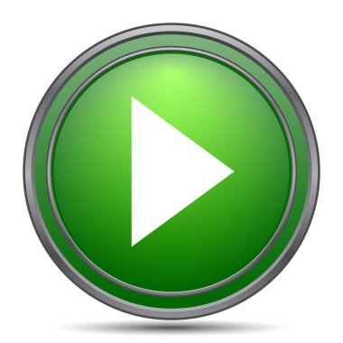 Oyun işareti simgesi. Beyaz arka plan üzerinde Internet düğmesi