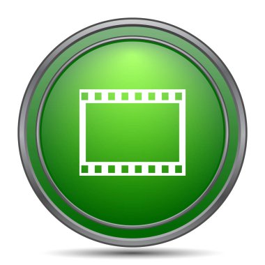 Fotoğraf simge. Beyaz arka plan üzerinde Internet düğmesi